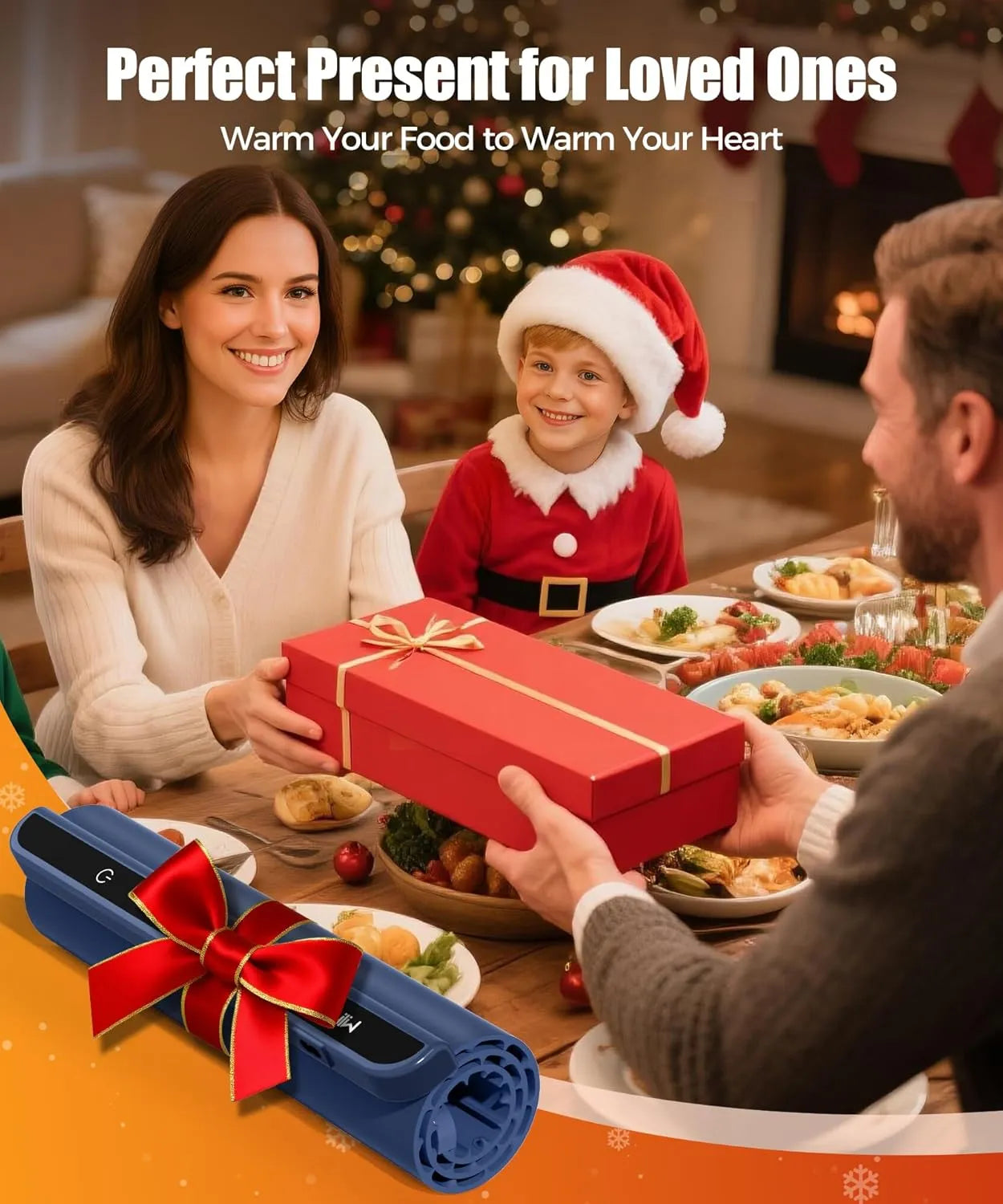 Food Warming Mat with Heat-Resistant Pad