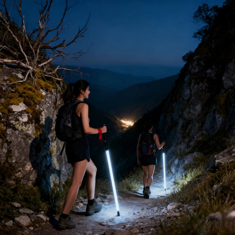 LED Luminous Trekking Poles